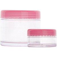 Miamica Clear 2 Oz Travel Jar With Mini Jar
