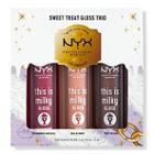 Nyx Professional Makeup Limited Edition Holiday Sweet Treat Milkshakes Lip Gloss Trio