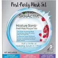 Garnier Skinactive Post-party Facial Mask Set