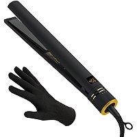 Hot Tools Black Gold 1 Inches Micro Shine Salon Flat Iron