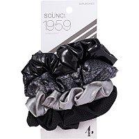 Scunci Basic Black Scrunchie Set