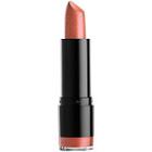 Nyx Professional Makeup Round Case Lipstick - Indian Pink (peachy Pink With Gold Shimmer Pearl)