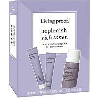 Living Proof Replenish Rich Tones Mini Transformation Kit For Darker Tones