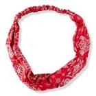 Scunci Red Bandana Headwrap