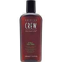 American Crew Travel Size 3-in-1 Tea Tree Shampoo, Conditioner And Body Wash
