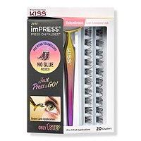 Kiss Impress Press-on Falsies Eyelash Clusters, Voluminous