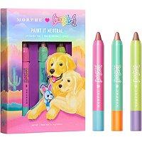 Morphe X Lisa Frank Paint It Neutral Lip Crayon Trio
