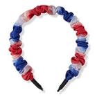 Scunci Red, White & Blue Ruched Headband