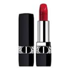 Dior Rouge Dior Lipstick - 743 Rouge Zinnia (rose Red - Satin)