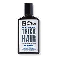 Duke Cannon Supply Co News Anchor 2 In 1 Naval Diplomacy Hair Wash