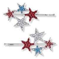 Scunci Star Spangled Bobby Pin Set
