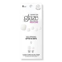 Dashing Diva Tone Up White Glaze Semi-cured Gel Pedicure