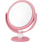 Danielle Soft Touch Round Blush Pink Vanity Mirror