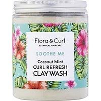 Flora & Curl Coconut Mint Curl Refresh Clay Wash