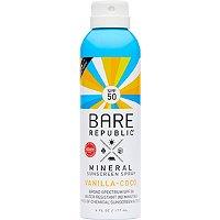 Bare Republic Vanilla-coco Mineral Sunscreen Spray Spf 50
