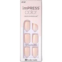 Kiss Point Pink Impress Color Press-on Manicure