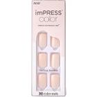 Kiss Point Pink Impress Color Press-on Manicure