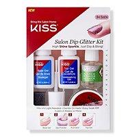 Kiss Salon Dip Glitter Diy Manicure Kit