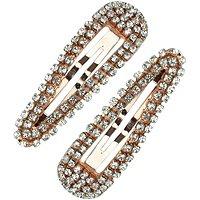 Kitsch Rhinestone Snap Clips
