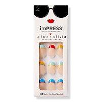 Kiss Frenchie Impress X Alice + Olivia Press-on Manicure