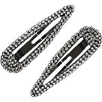 Medium Rhinestone Kitsch X Justine Marjan Snap Hair Clips