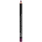 Nyx Professional Makeup Suede Matte Lip Liner - Subversive Socialite (wine Purple)