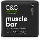 C&c By Clean & Clear Muscle Bar Charcoal Cleansing Bar