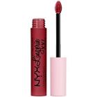 Nyx Professional Makeup Lip Lingerie Xxl Long-lasting Matte Liquid Lipstick - Its Hotter (oxblood Red)