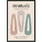 The Hair Edit Matte Snap Triangles Clips