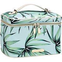 Tartan + Twine Tropical Leaves Deluxe Train Case Set