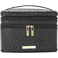 Tartan + Twine Midnight Pierce Travel Double Zip Train Case Makeup Organizer Bag