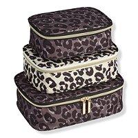 Tartan + Twine Cheetah 3 Piece Makeup Box Set