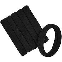 Conair Curl Collective Extra Long Black Ponytail Elastics
