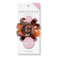 Gimme Beauty Medium Hair Clickfit Tortoise Claw Clip