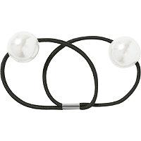 Kitsch Pearl Large Metal Bead Hair Tie