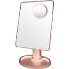 Danielle Rose Gold Led Make-up Mirror With 10x Spot Mirror