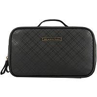 Anna Martina Franco Tonal Plaid Double Zipper Carry-all