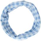 Capelli New York Gingham Wide Headwrap