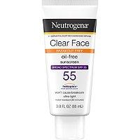 Neutrogena Clear Face Oil-free Sunscreen Spf 55