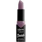 Nyx Professional Makeup Suede Matte Lipstick Lightweight Vegan Lipstick - Violet Smoke (pastel Grey Purple)