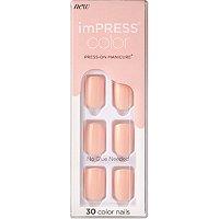 Kiss Peevish Pink Impress Color Press-on Manicure
