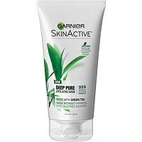 Garnier Skinactive Deep Pore Exfoliating Face Scrub With Green Tea