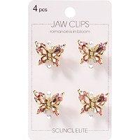 Scunci Mini Stone Jaw Clip Set