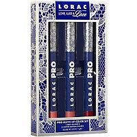 Lorac Love, Lust & Lace Pro Matte Lip Color Set
