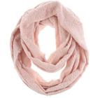 Capelli New York Light Pink Solid Loop Scarf