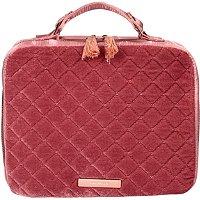 Tartan + Twine Velvet Quilted Deluxe Weekender Pink