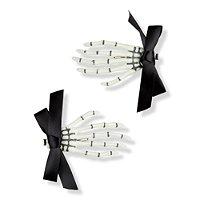 Scunci Halloween Skeleton Hands Salon Clips