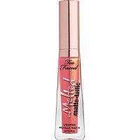 Too Faced Melted Matte-tallic Liquified Lipstick - Our Lips Are Sealed (metallic Peachy Coral)