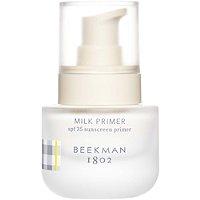 Beekman 1802 Travel Size Milk Primer Spf 35 2-in-1 Daily Defense Sunscreen & Makeup Perfecter