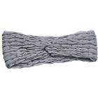 Elle Silver Shimmer Turban Head Wrap